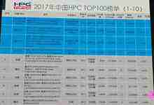 2017年中国HPC TOP100榜单发布-DOIT-数据产业媒体与服务平台