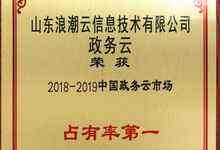 喜报!浪潮云连续五年蝉联中国政务云市场占有率第一位-DOIT-数据产业媒体与服务平台