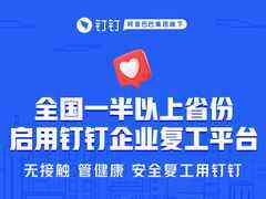 全國(guó)一半以上省份啟用釘釘復(fù)工平臺(tái)-DOIT-數(shù)據(jù)產(chǎn)業(yè)媒體與服務(wù)平臺(tái)