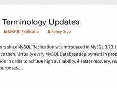 甲骨文开始变更MySQL术语-DOIT-数据产业媒体与服务平台