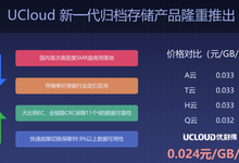 UCloud归档存储价格新低的背后有三大创新-存储在线