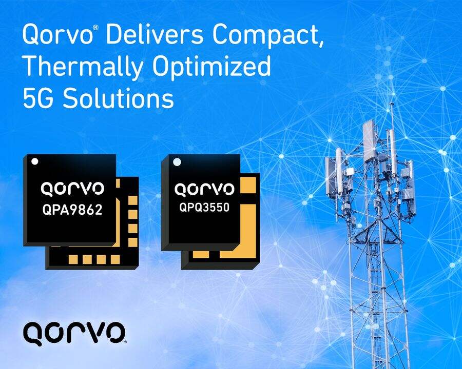Qorvo推出全新QPQ3550和QPA9862,以优化射频尺寸与散热性能简化5G基础设施部署插图 《Qorvo推出全新QPQ3550和QPA9862,以优化射频尺寸与散热性能简化5G基础设施部署》