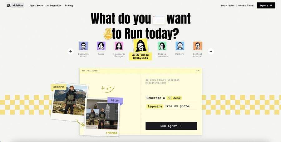 全球首个AI Agent交易市场MuleRun发布2.0版本，上线一个月用户数突破50万-DOIT-数据产业媒体与服务平台