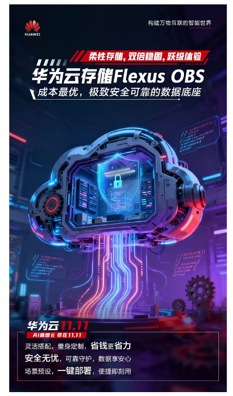 华为云 Flexus OBS：中小企业数据上云的“最优解”-DOIT-数据产业媒体与服务平台